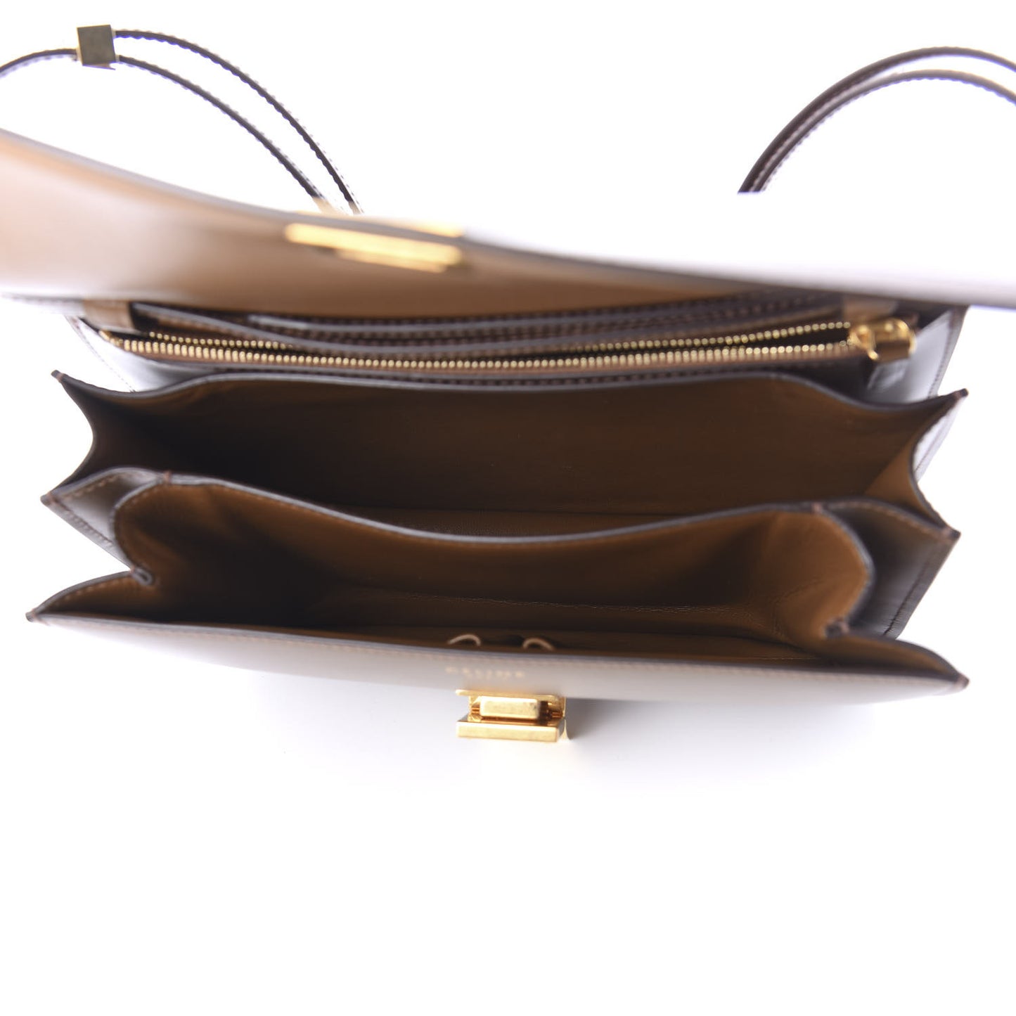 Box Calfskin Medium Classic Box Flap Bag Camel