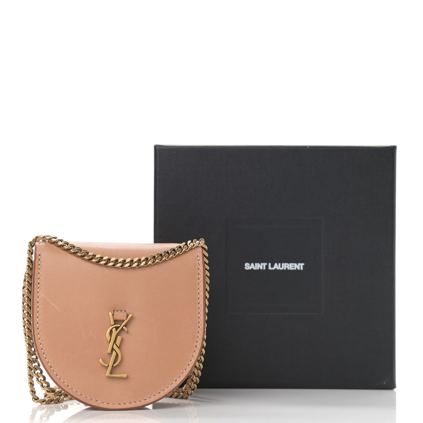 Calfskin Monogram Baby Kaia Crossbody Bag Vintage Brown