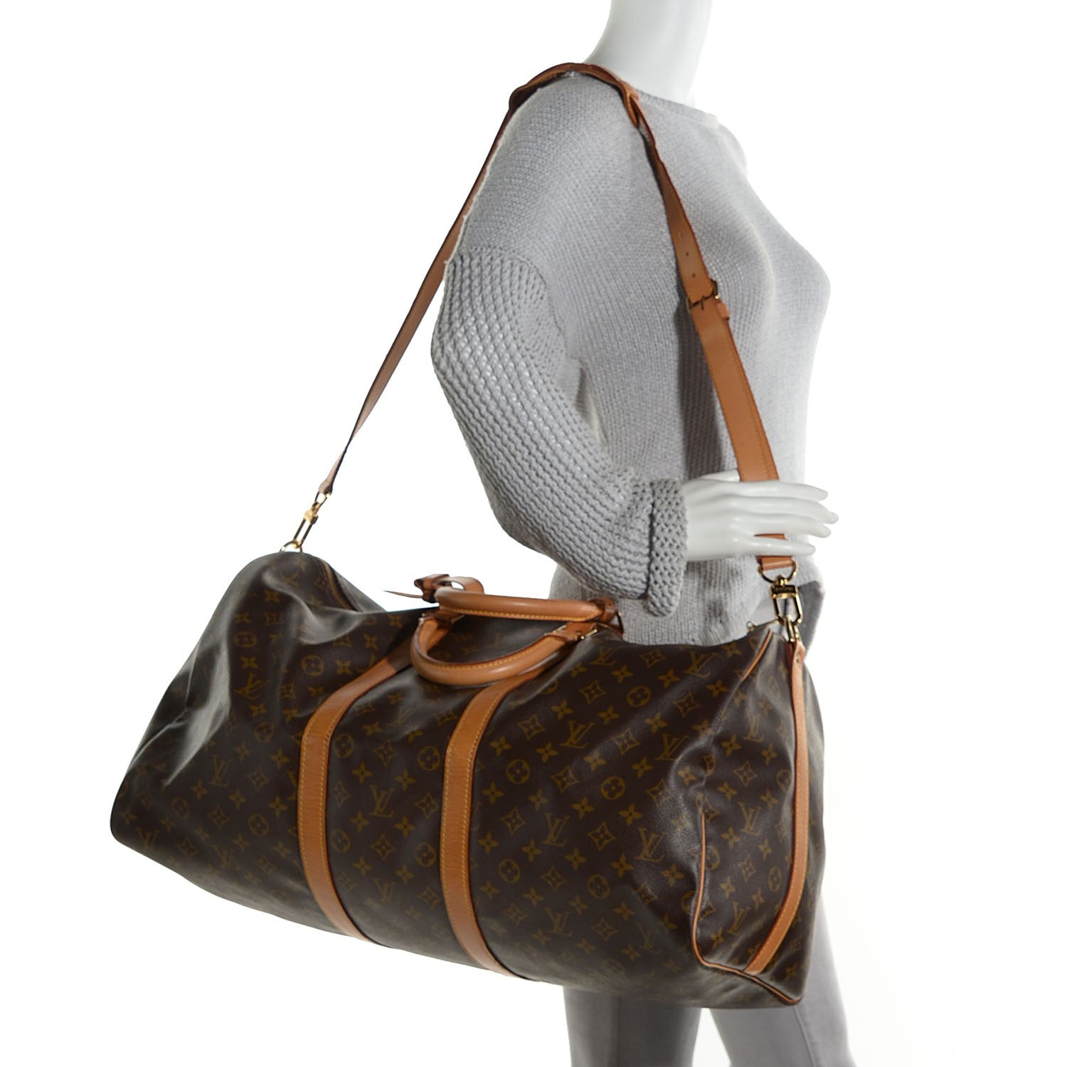 Louis Vuitton Monogram Keepall Bandouliere 55 2 of 6
