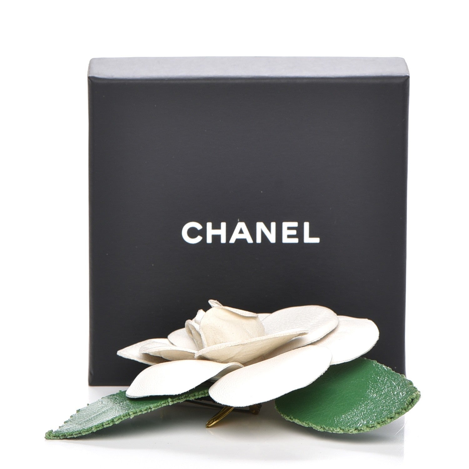Chanel Lambskin Camellia Brooch Ivory 6 of 6