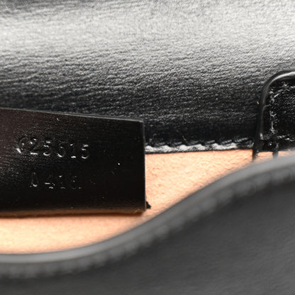 Gucci Boarded Plutone Calfskin Mini Horsebit 1955 Crossbody Bag Black 7 of 13