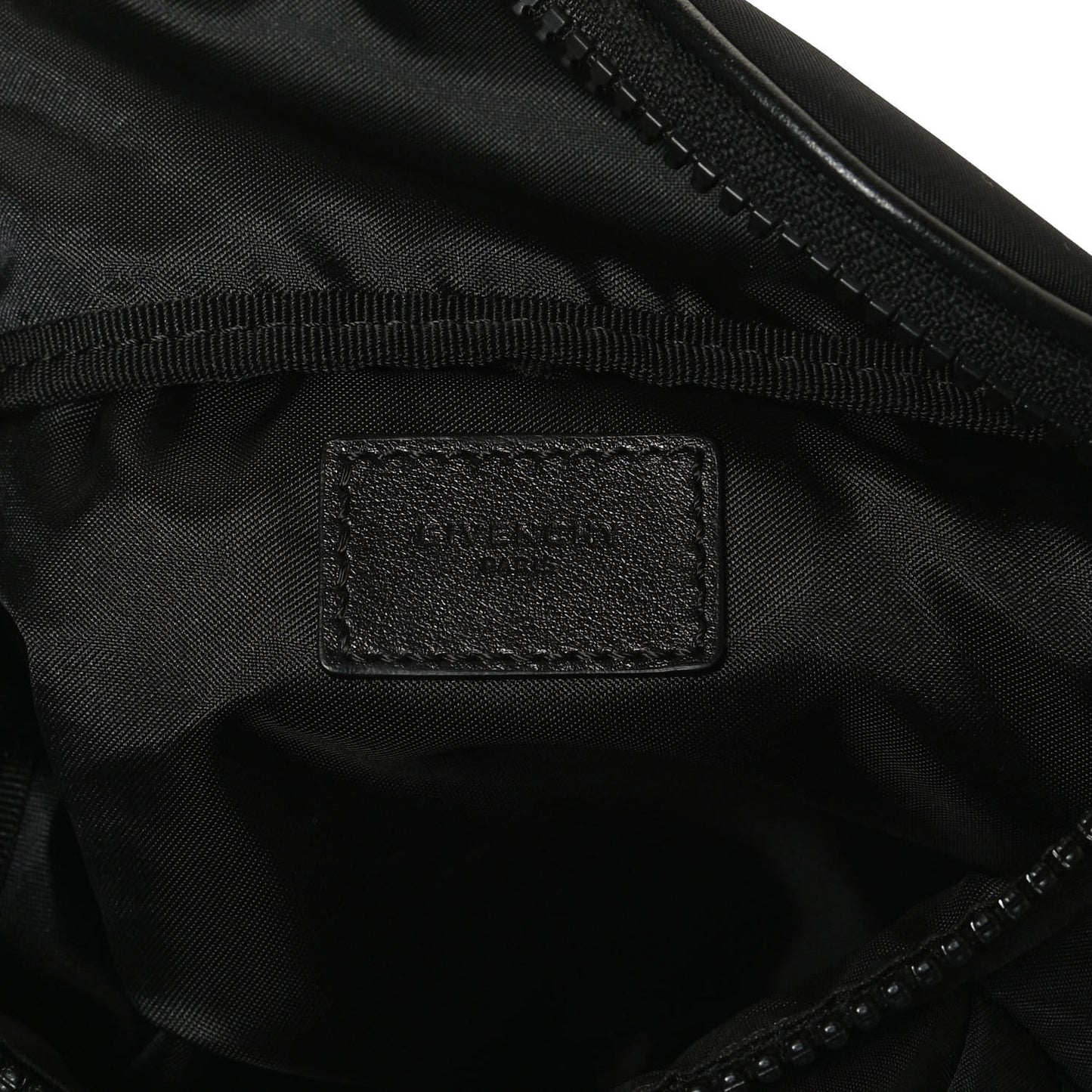 Nylon Logo Belt Bag Black