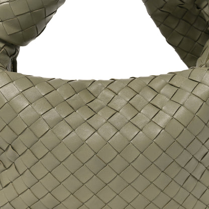 Bottega Veneta Nappa Intrecciato Teen Jodie Hobo Travertine 9 of 11