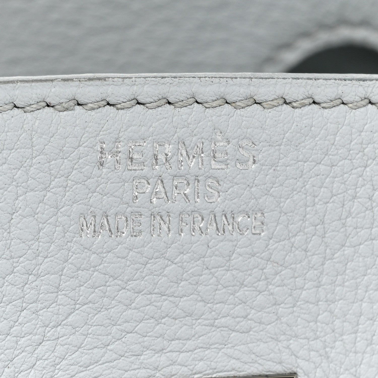 Hermes Taurillon Clemence Birkin 35 Gris Perle 6 of 25