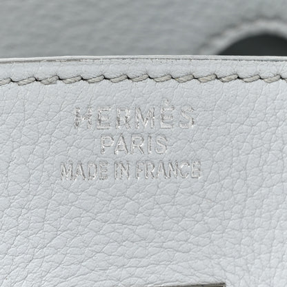 Hermes Taurillon Clemence Birkin 35 Gris Perle 6 of 25
