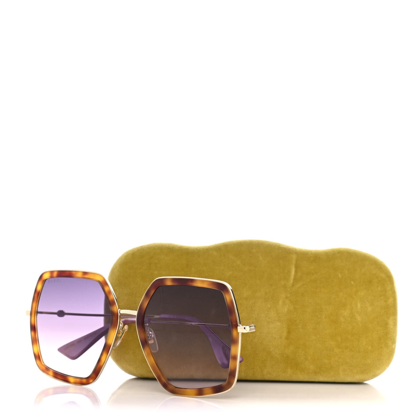 Acetate Oversize Square Frame GG0106S Sunglasses Tortoise