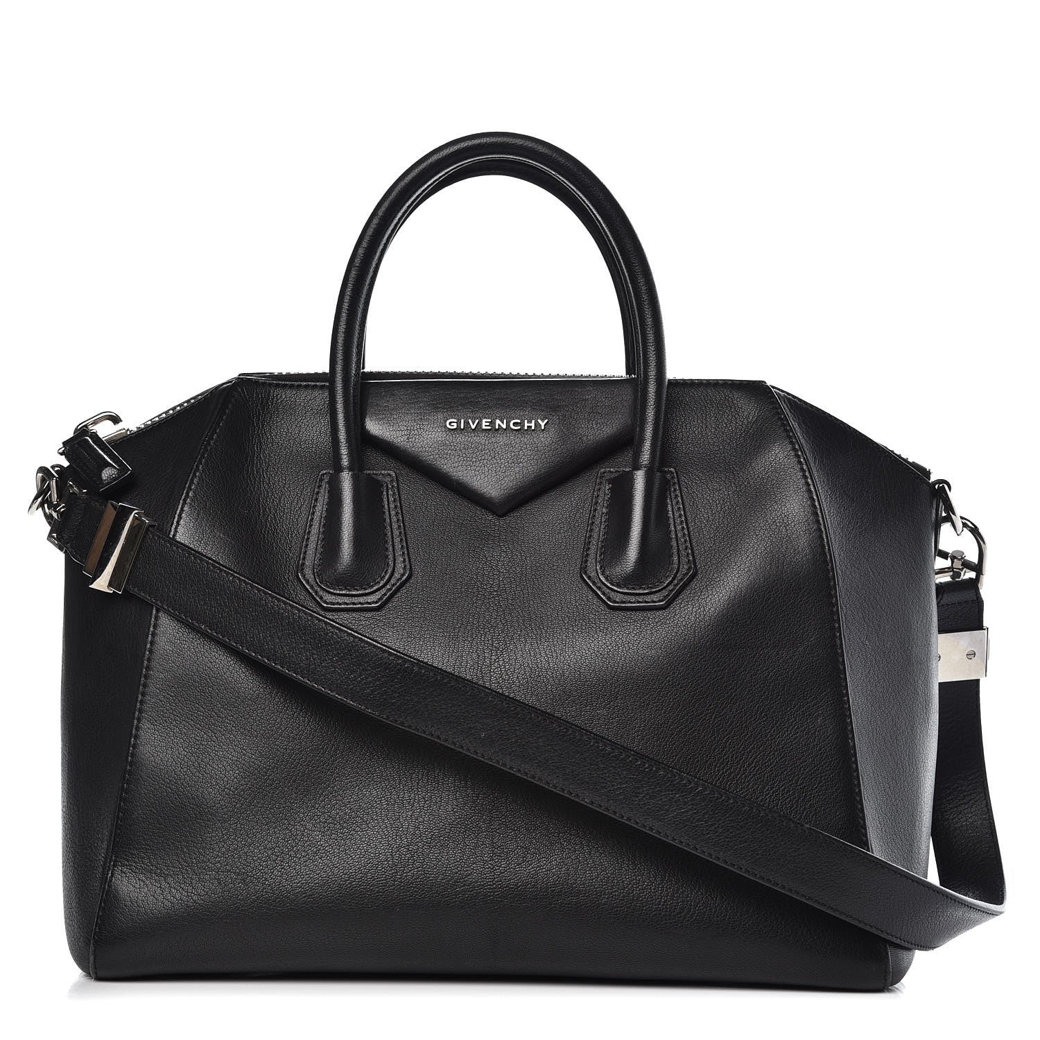 Givenchy Sugar Goatskin Medium Antigona Black 1 of 17