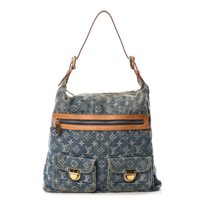 Louis Vuitton Denim Baggy GM Blue 1 of 8