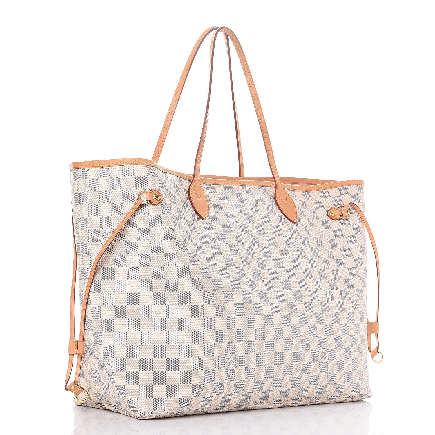 Louis Vuitton Damier Azur Neo Neverfull GM Rose Ballerine 3 of 7
