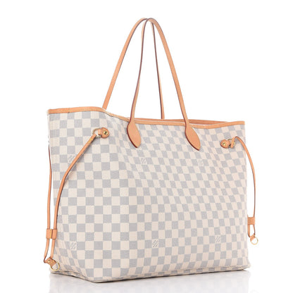 Louis Vuitton Damier Azur Neo Neverfull GM Rose Ballerine 3 of 7