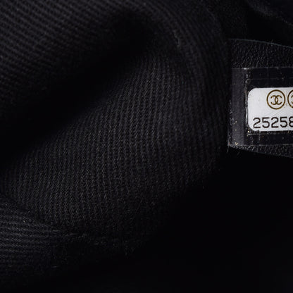 Chanel Grained Calfskin Stitched Medium Braided With Style Flap Black 7 of 10