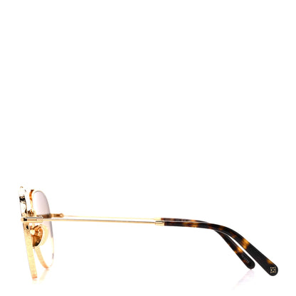 Louis Vuitton Metal The LV Pilot Sunglasses Z1620U Gradient Brown Monogram 3 of 9