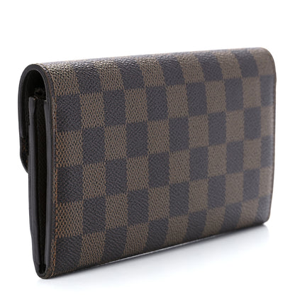 Louis Vuitton Damier Ebene Emilie Wallet 3 of 11
