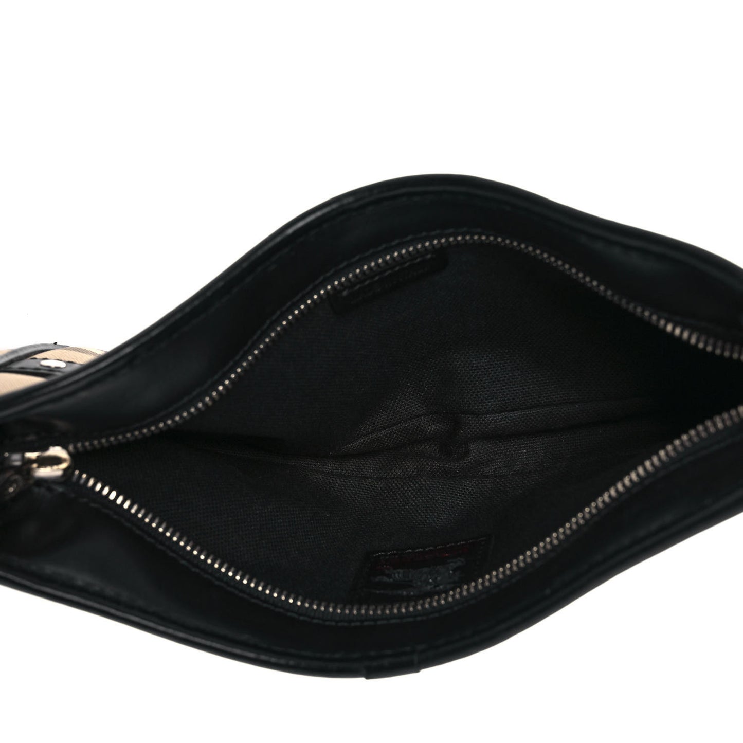 House Check Studded Shoulder Bag Black