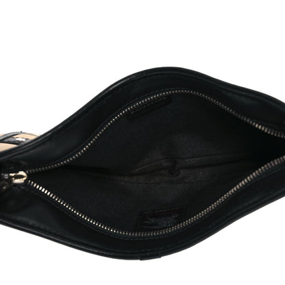 Burberry House Check Studded Shoulder Bag Black 5 of 9