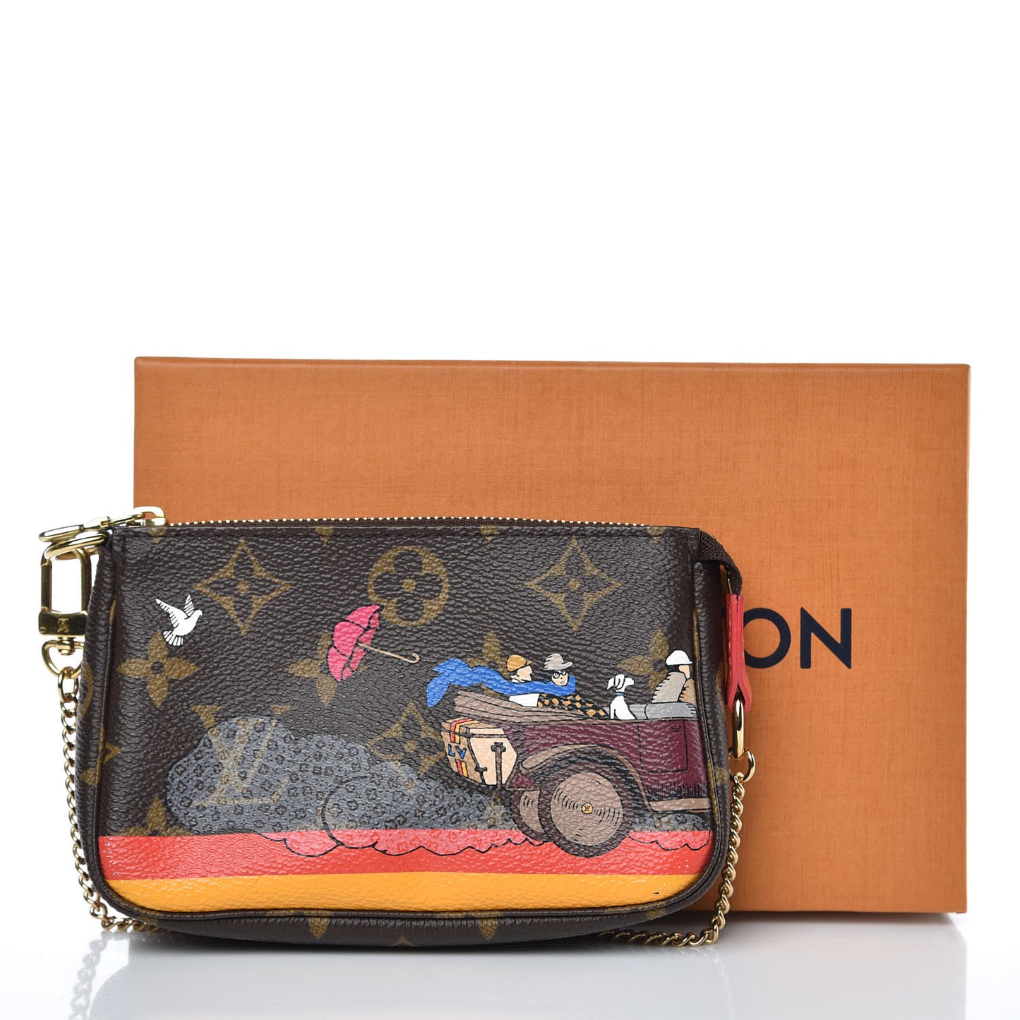 Monogram 2015 Christmas Animation Mini Pochette Accessories