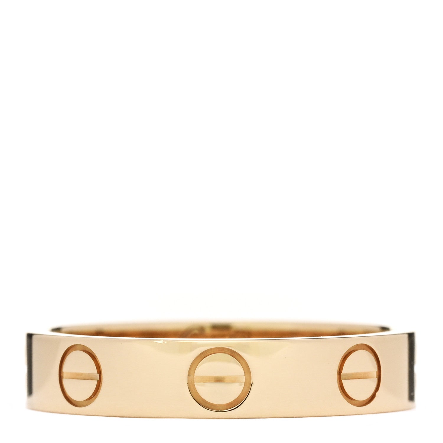 Cartier 18K Yellow Gold 3.5mm LOVE Wedding Band Ring 50 5.25 1 of 4
