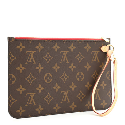 Louis Vuitton Monogram Neverfull MM GM Pochette Cherry 3 of 7