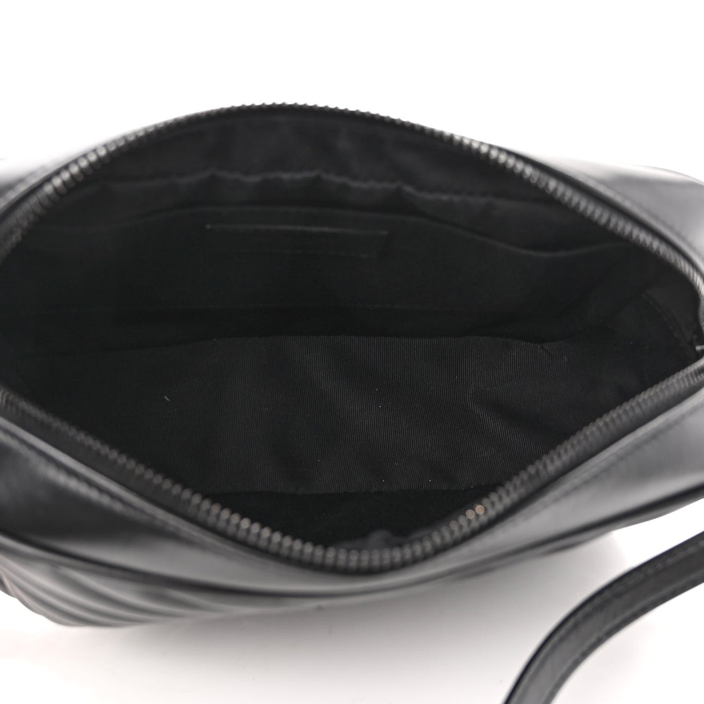 Calfskin Matelasse Monogram Monochrome Lou Camera Bag Black