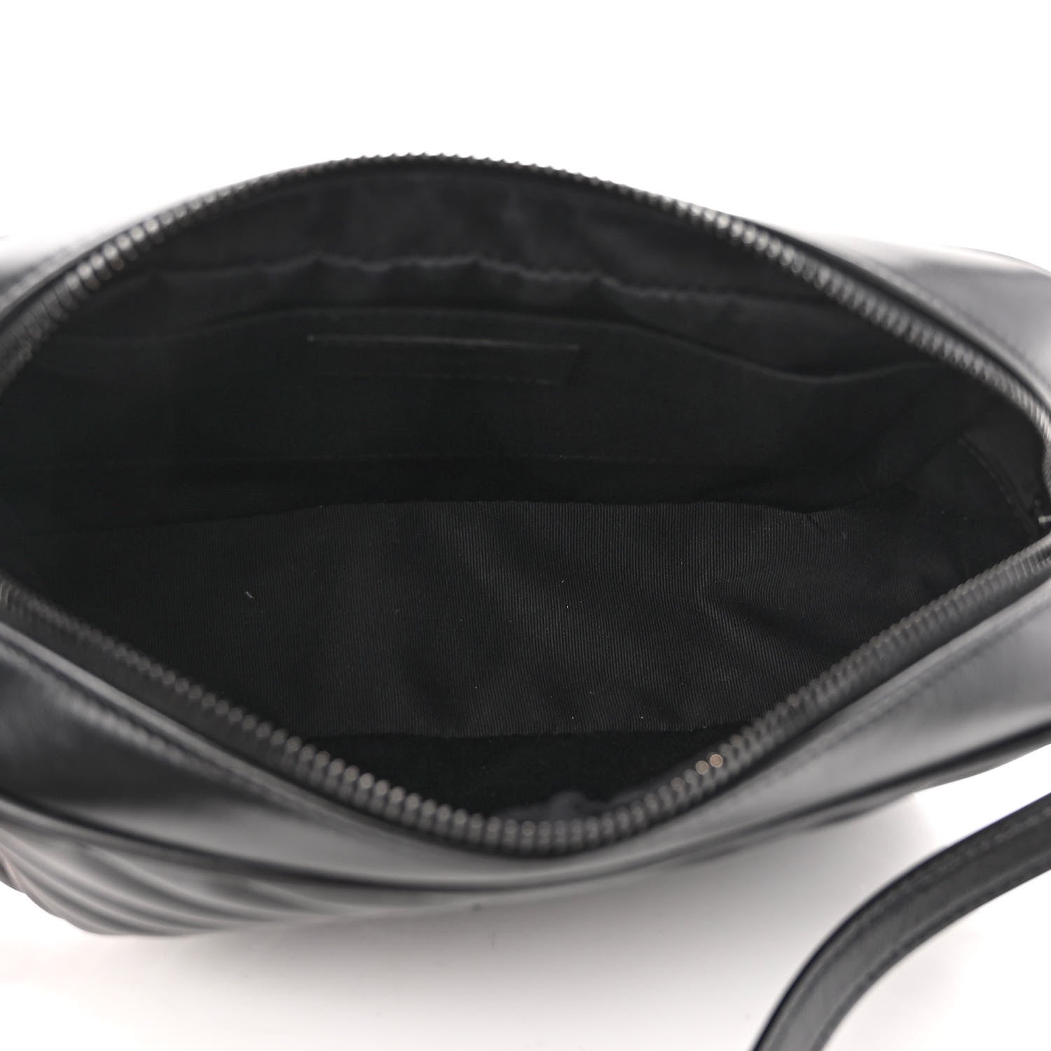 Saint Laurent Calfskin Matelasse Monogram Monochrome Lou Camera Bag Black 5 of 10