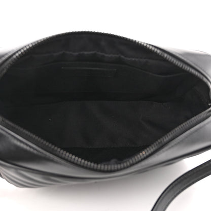 Saint Laurent Calfskin Matelasse Monogram Monochrome Lou Camera Bag Black 5 of 10