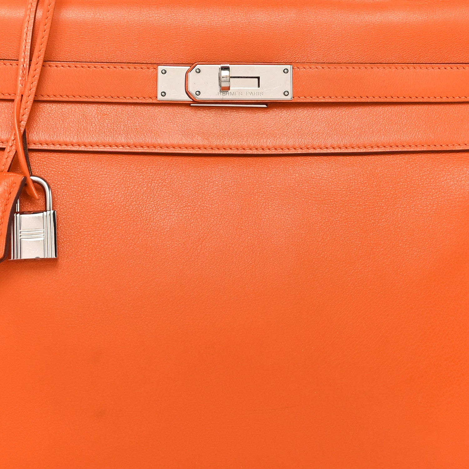 Hermes Swift Kelly Retourne 35 Orange 8 of 11
