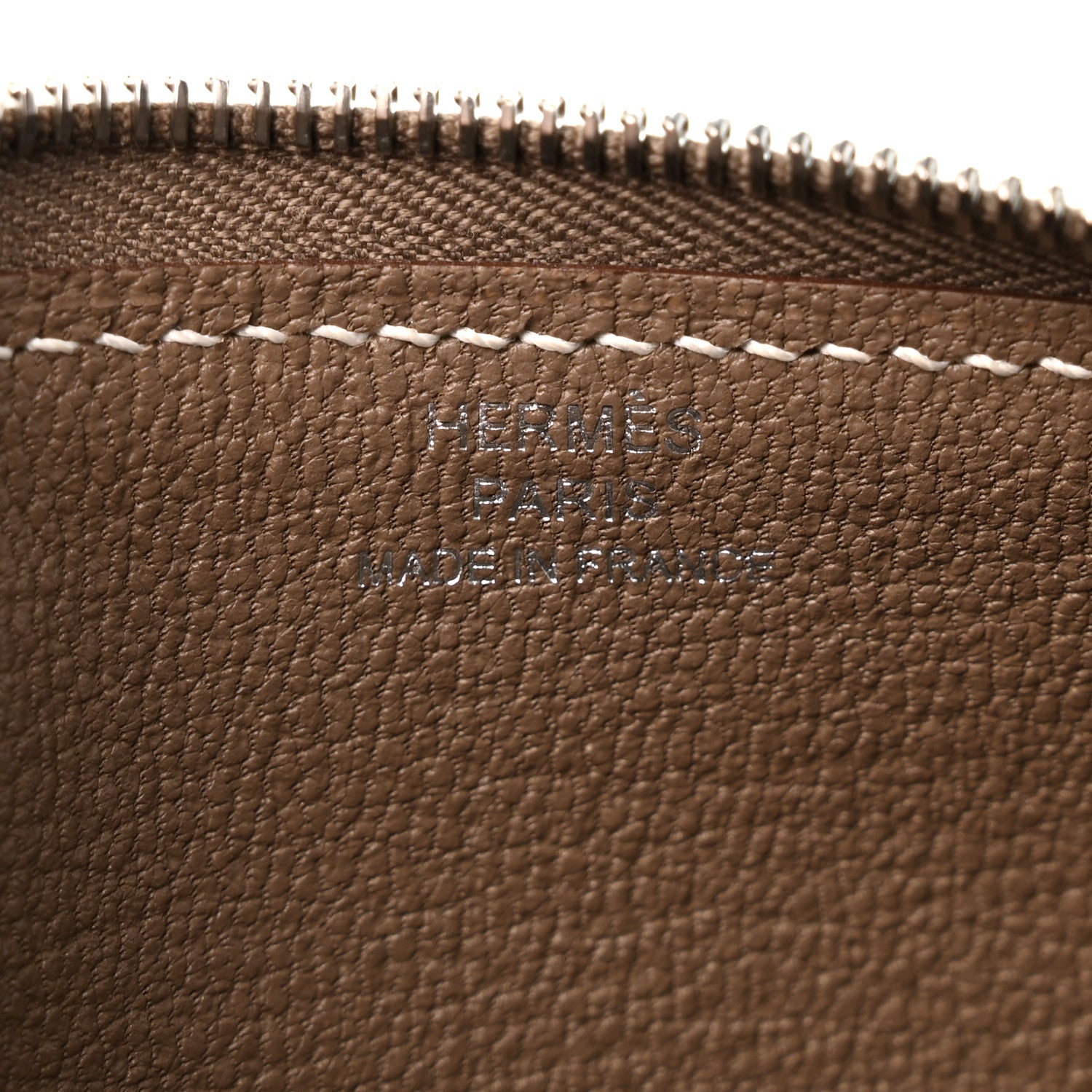 Hermes Chevre Mysore PM Pouch Etoupe 6 of 8
