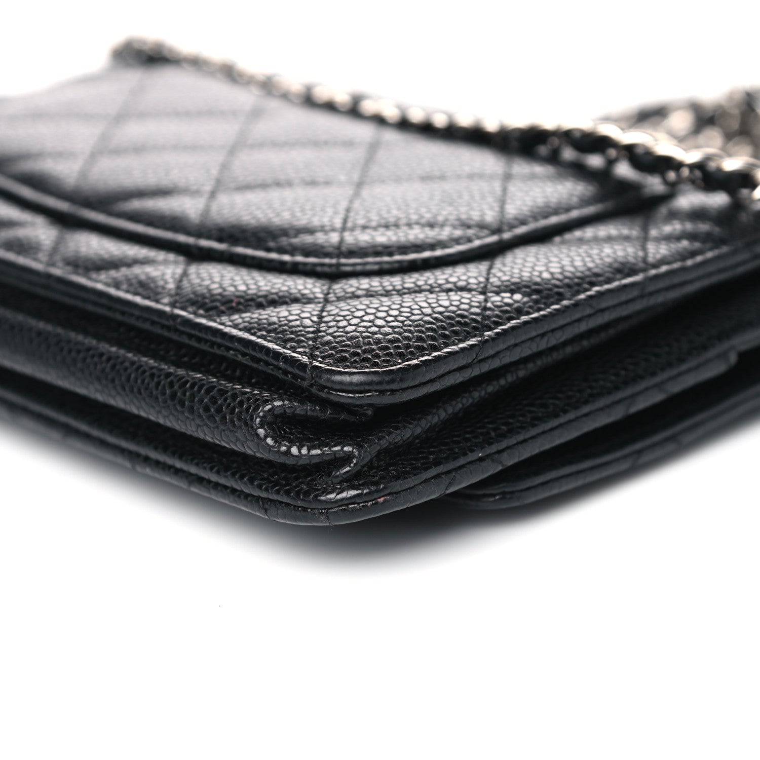 Chanel Caviar Quilted Wallet On Chain WOC Black 13 of 18