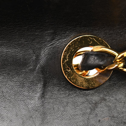 Chanel Lambskin Quilted XL Jumbo Single Flap Black 29 of 33
