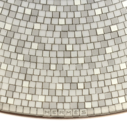 Hermes Porcelain Mosaique Au 24 Breakfast Cup And Saucer Set Of 2 Platine 9 of 10
