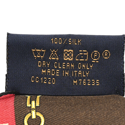 Louis Vuitton Silk Monogram Tribute To Bandeau Marron 4 of 4