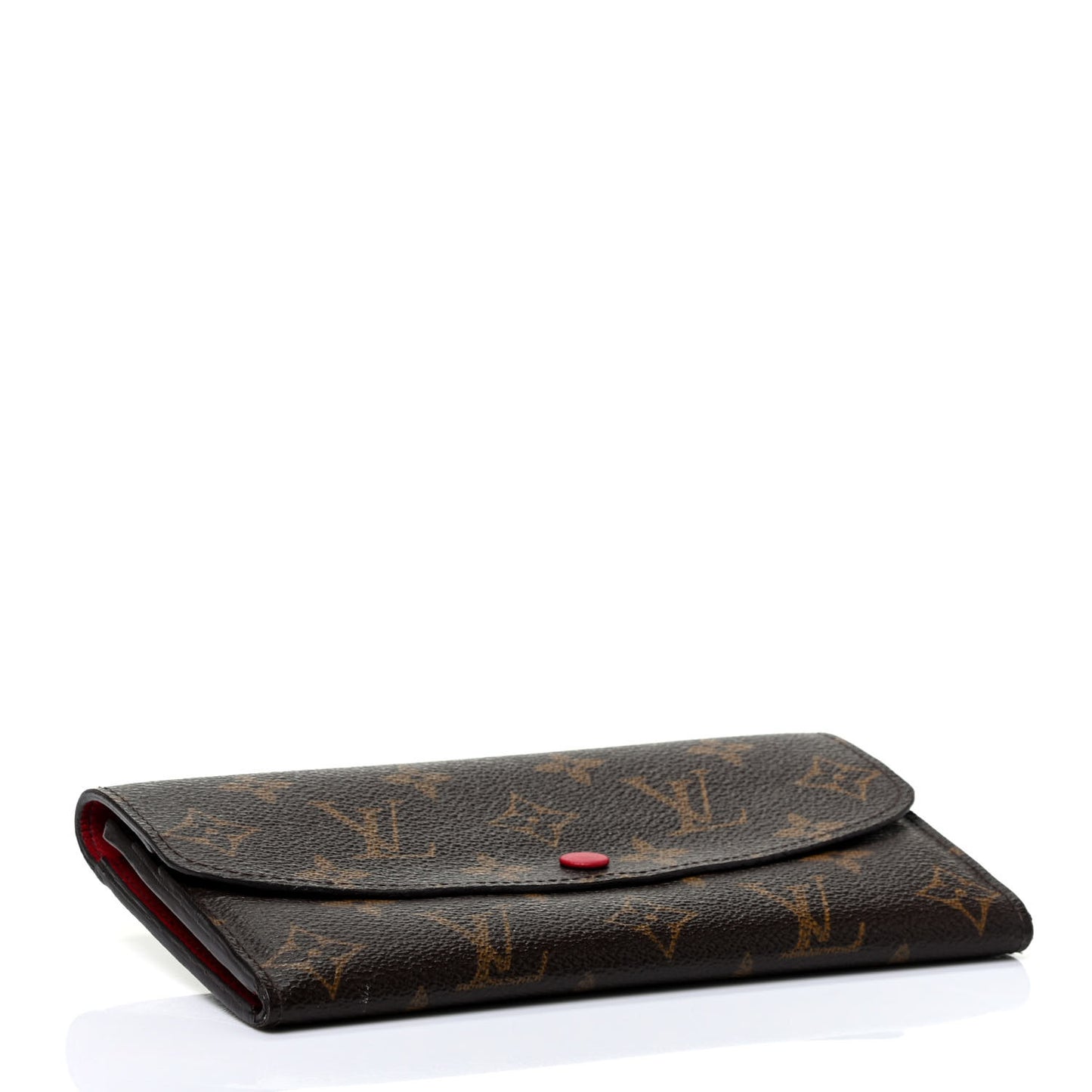 Monogram Emilie Wallet Red
