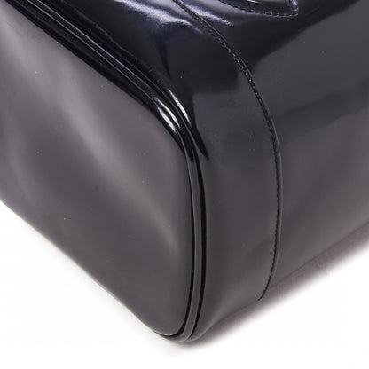 Chanel Patent Vanity Cosmetic Case Black 4 of 9