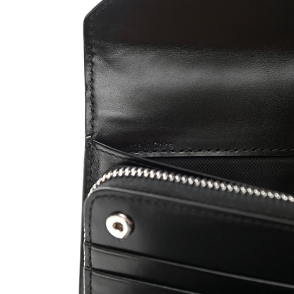 Alexander Wang Calfskin Prisma Skeletal Envelope Wallet Clutch Black 8 of 12