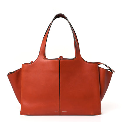 Celine Calfskin Medium Tri-Fold Bag Brick 1 of 9
