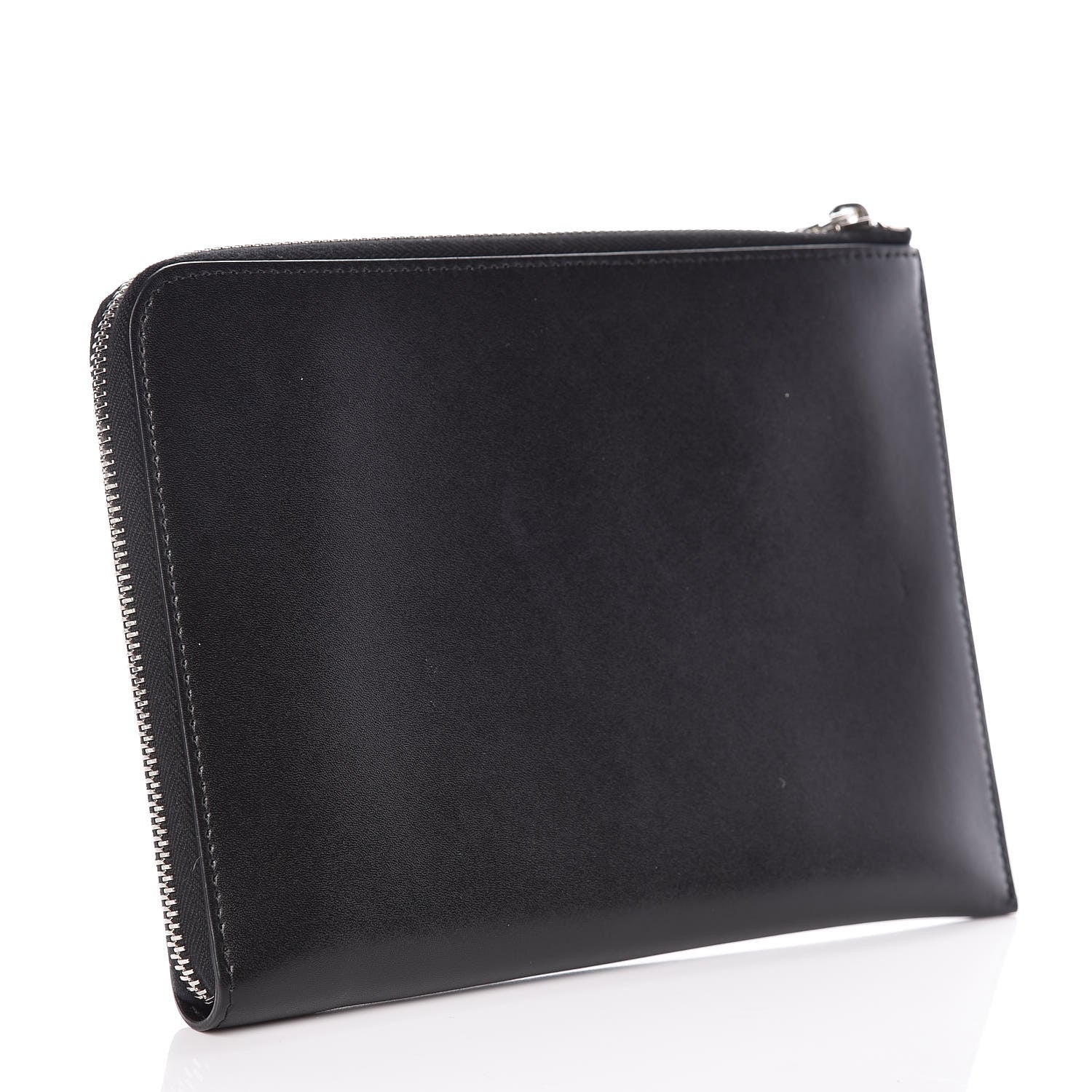 Fendi Vitello Heart Zip Around Pouch Black 3 of 10