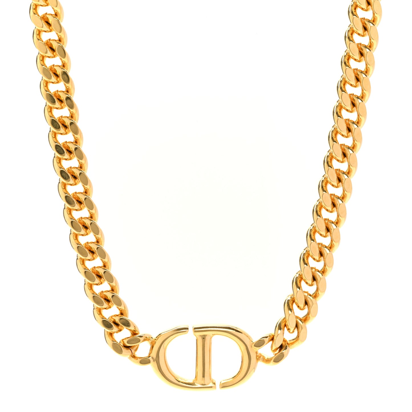 Metal Choker Necklace Gold