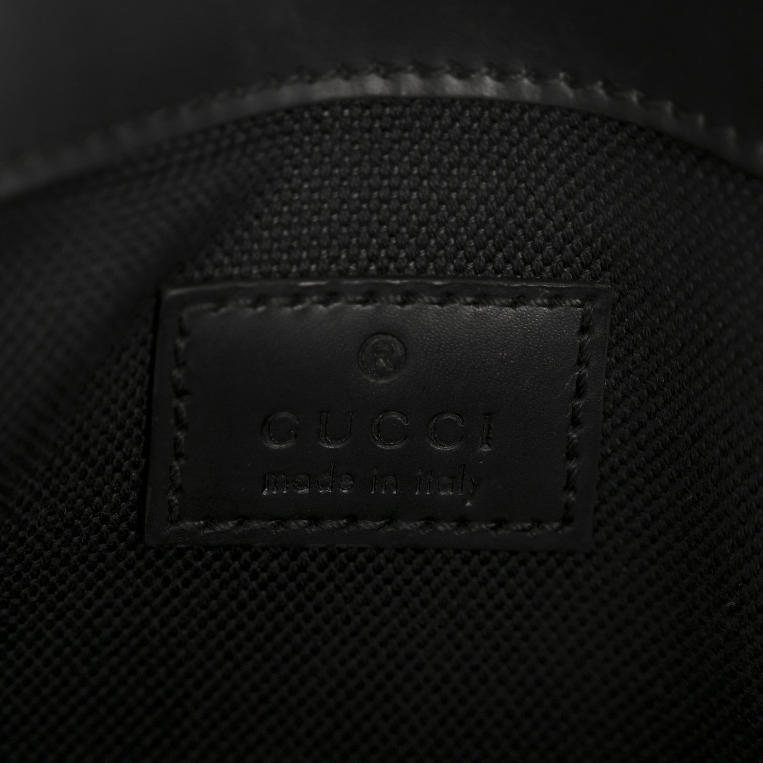 Gucci GG Supreme Monogram Web Slim Belt Bag Black Grey 6 of 12