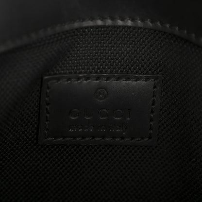 Gucci GG Supreme Monogram Web Slim Belt Bag Black Grey 6 of 12