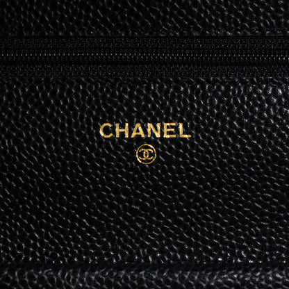 Chanel Caviar Quilted Wallet On Chain WOC Black 7 of 10