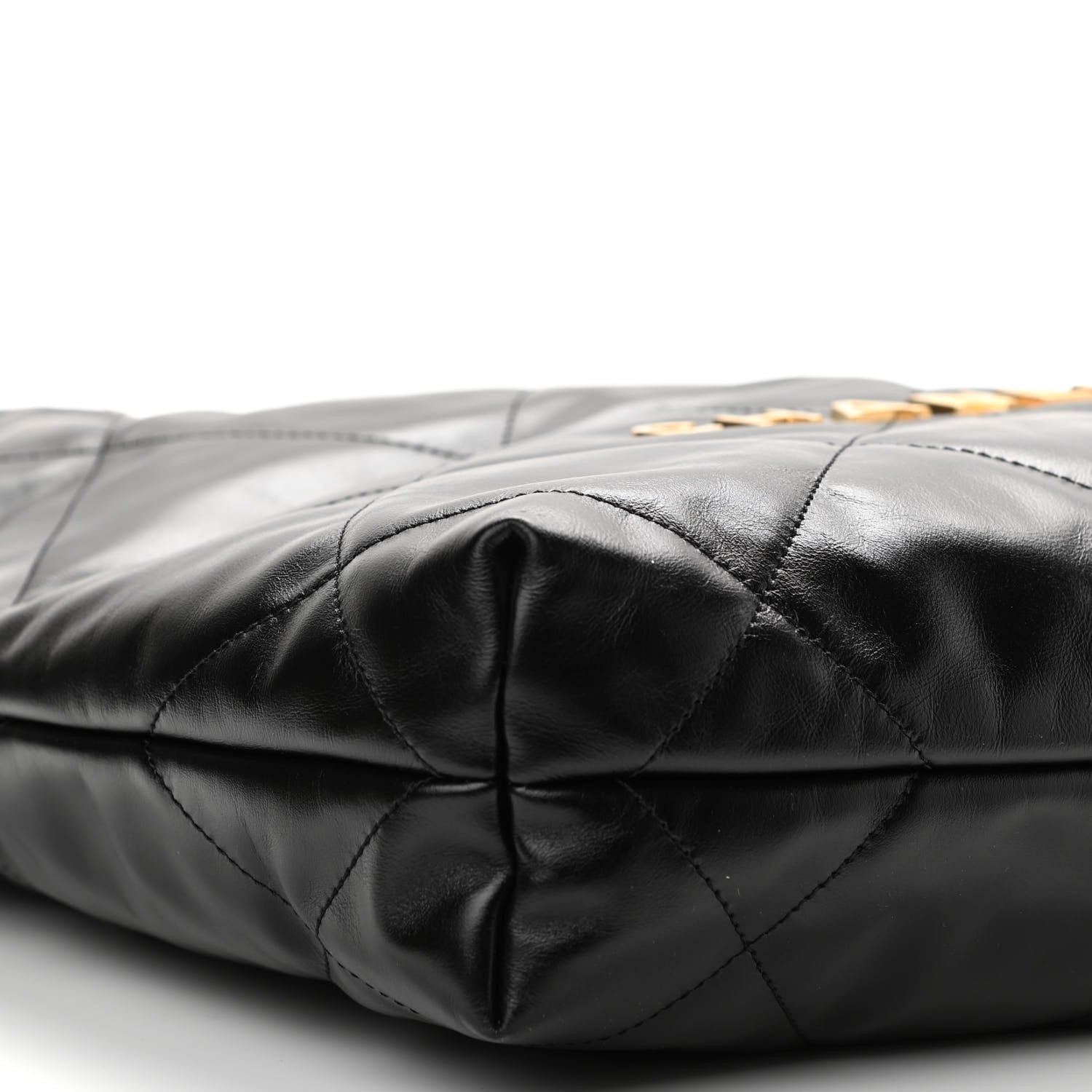 Chanel Shiny Calfskin Quilted Small Chanel 22 Black 10 of 11