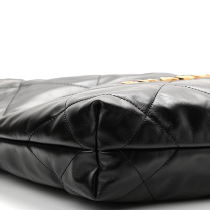 Chanel Shiny Calfskin Quilted Small Chanel 22 Black 10 of 11