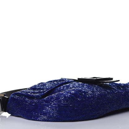 Fendi Beaded Baguette Blue 8 of 11
