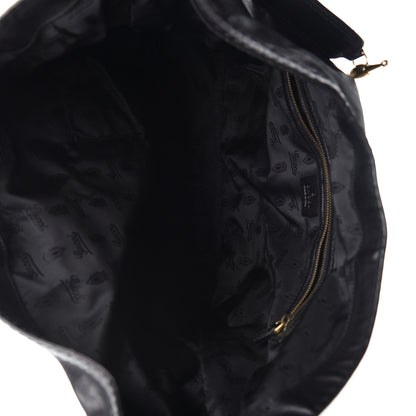 Gucci Calfskin Large Jockey Hobo Black 4 of 9