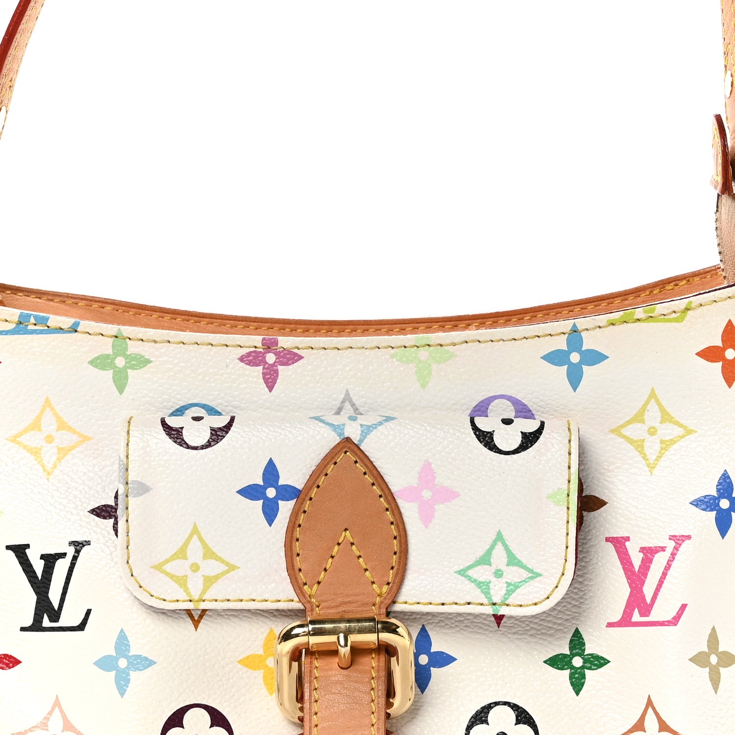 Louis Vuitton Monogram Multicolor Eliza White 7 of 9