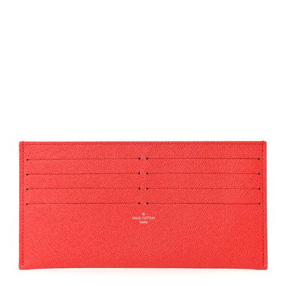 Louis Vuitton Calfskin Felicie Chain Wallet Card Holder Insert 1 of 6