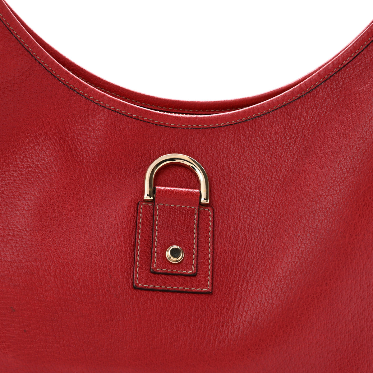 Gucci Calfskin Abbey D Ring Hobo Red 8 of 11