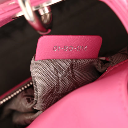 Christian Dior Lambskin Cannage Mini Lady Dior Sorbet 7 of 10