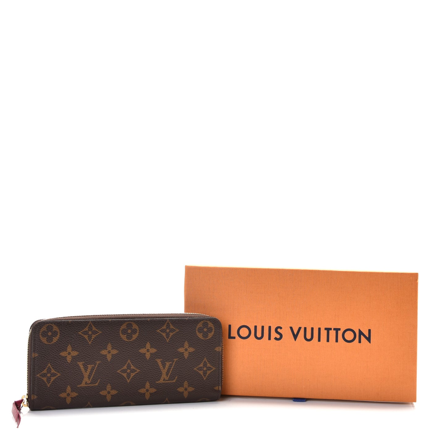 Monogram Clemence Wallet Fuchsia