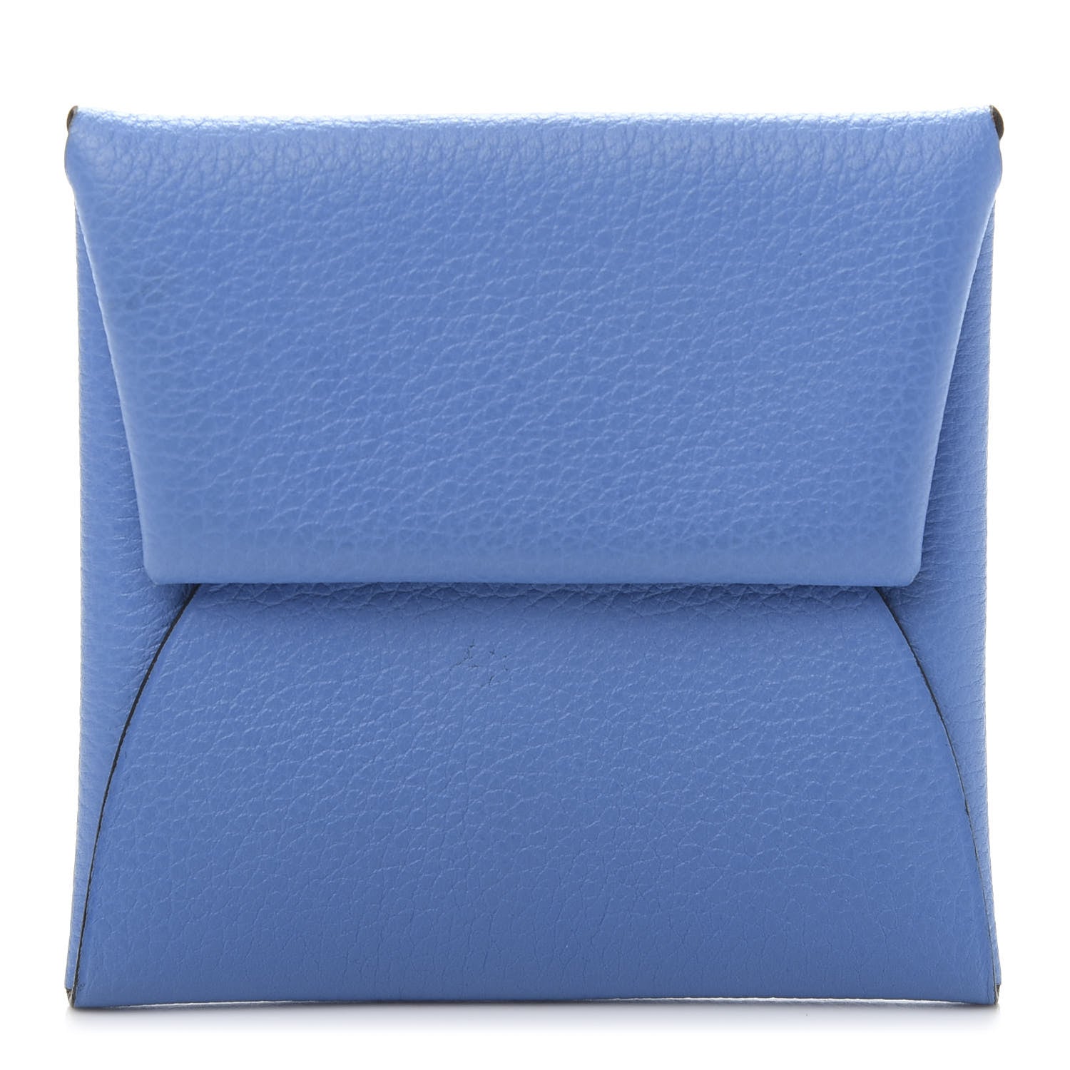 Hermes Evercolor Verso Bastia Coin Purse Bleu Paradise Orange 1 of 11